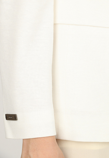 Пиджак PESERICO  - Лён, Хлопок - цвет белый