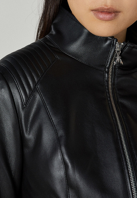 Куртка PATRIZIA PEPE  - Полиуретан - цвет черный