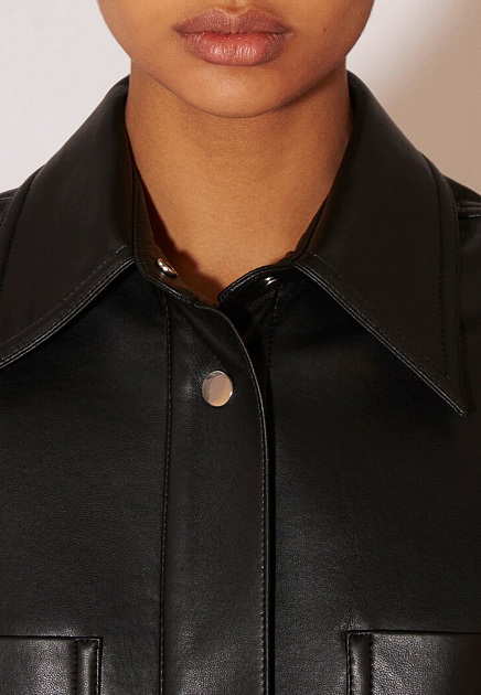 Куртка NANUSHKA  - Кожа, Полиуретан - цвет черный
