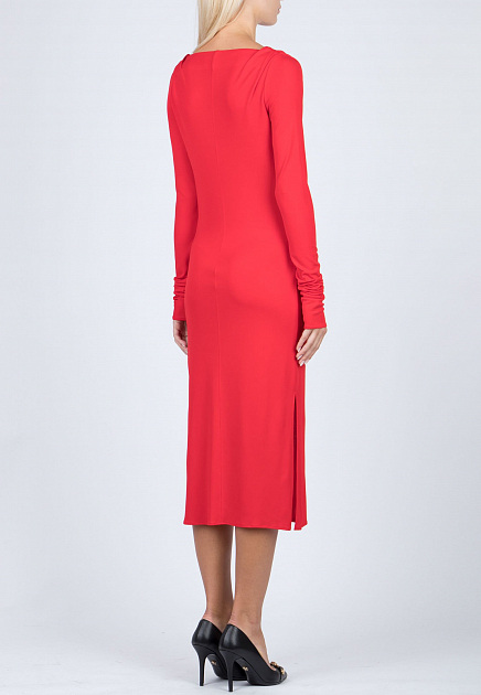 Платье VERSACE  - Вискоза - цвет красный