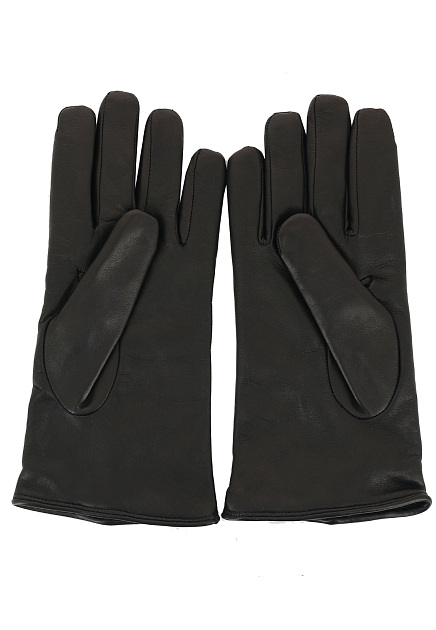 Черные кожаные перчатки BRUNO CARLO - ИТАЛИЯ