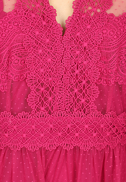 Платье TWINSET Milano  - Полиэстер - цвет розовый