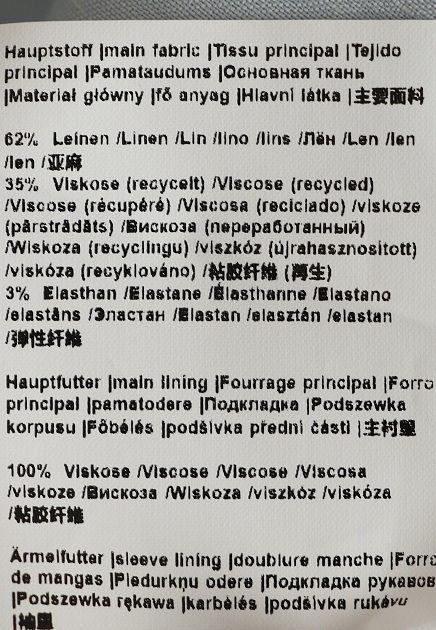 Пиджак из смесового льна  STRELLSON