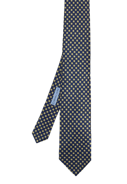 Разноцветный галстук из шёлка CORNELIANI - ИТАЛИЯ