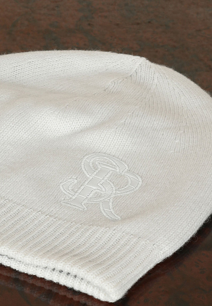 Белая Кашемировая шапка STEFANO RICCI по цене 51 900 руб