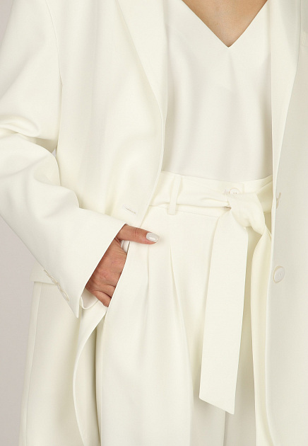 Белый костюм-тройка из вискозы SEVEN LAB