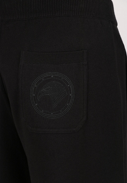 Черный спортивный костюм из хлопка STEFANO RICCI - ИТАЛИЯ