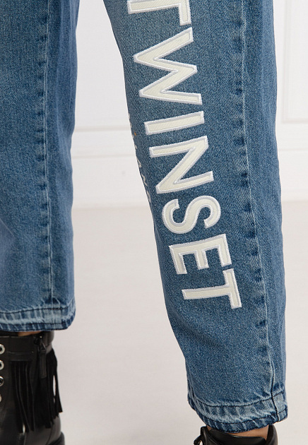 Голубые джинсы TWINSET Milano