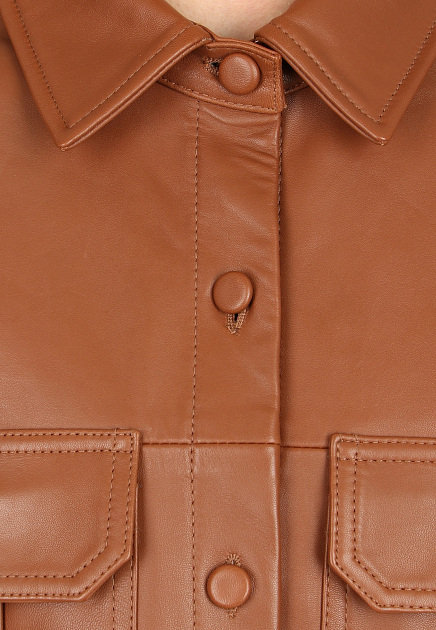 Рубашка коричневого цвета