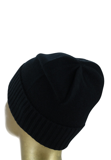 Черная кашемировая шапка ALLUDE - ИТАЛИЯ