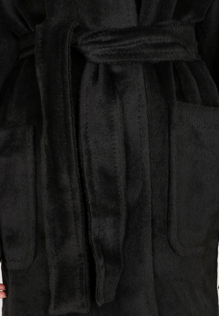 Пальто TERESA TARDIA  - Альпака Сури - цвет черный
