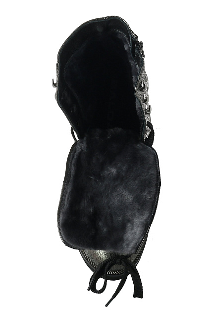 Ботинки серого цвета