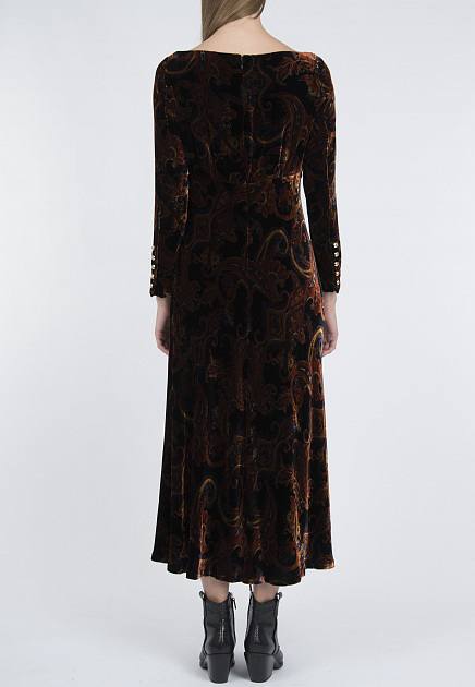 Платье LUISA SPAGNOLI  - Вискоза - цвет коричневый