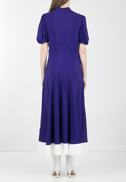 Платье No21  - Ацетат, Шелк - цвет фиолетовый