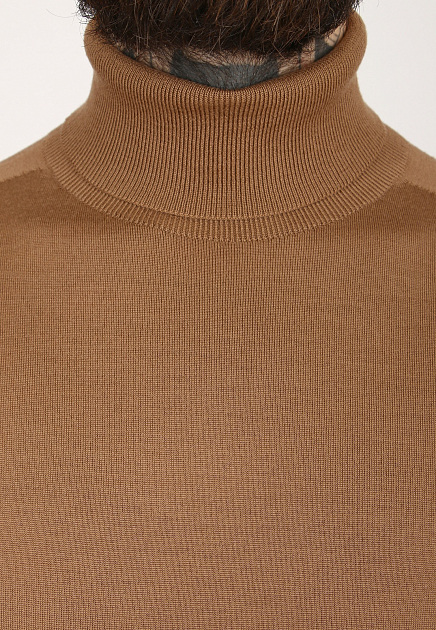 Водолазка PESERICO  - Шерсть - цвет коричневый