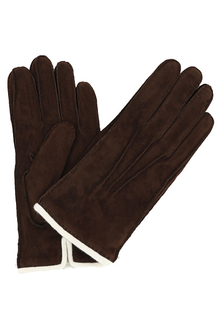 Замшевые перчатки с кашемировым подкладом  MANDELLI
