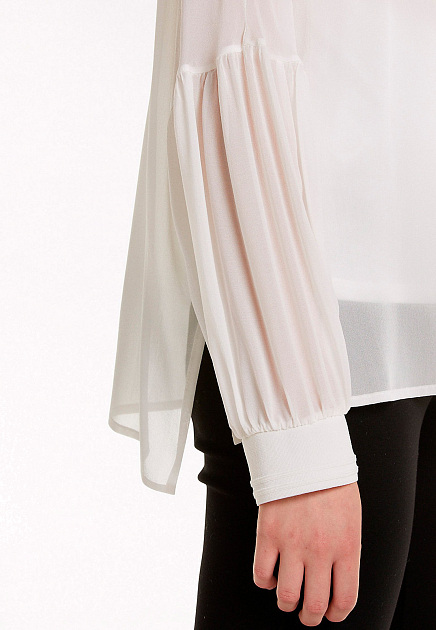 Блуза PATRIZIA PEPE  - Шелк - цвет белый