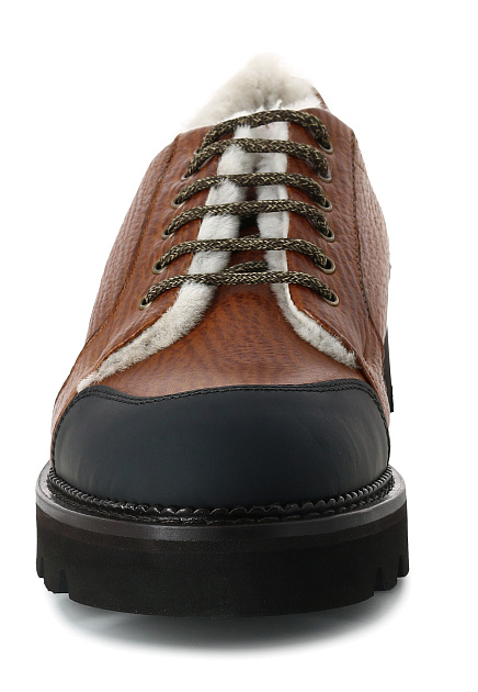 Ботинки CAMERLENGO  - Кожа - цвет коричневый