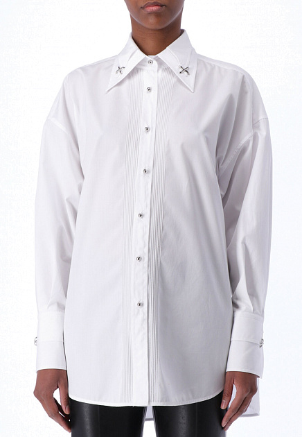 Удлиненная белая рубашка ERMANNO SCERVINO