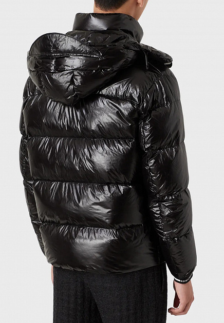 Пуховик EMPORIO ARMANI  - Полиамид - цвет черный