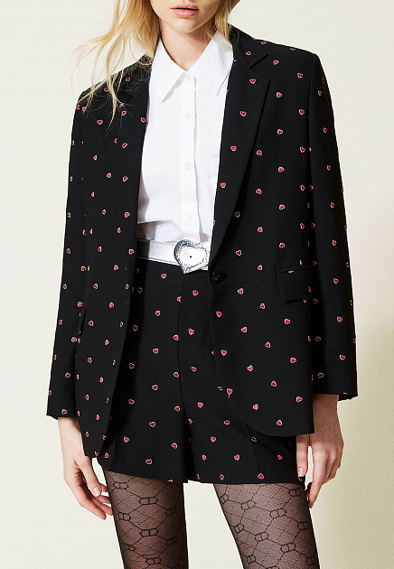 Пиджак TWINSET Milano  - Полиэстер - цвет черный