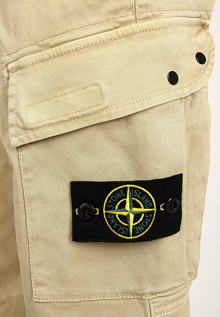 Брюки с карманами карго STONE ISLAND