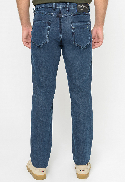 Синие прямые джинсы STEFANO BELLINI - ИТАЛИЯ