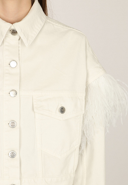 Куртка TWINSET Milano  - Хлопок - цвет белый