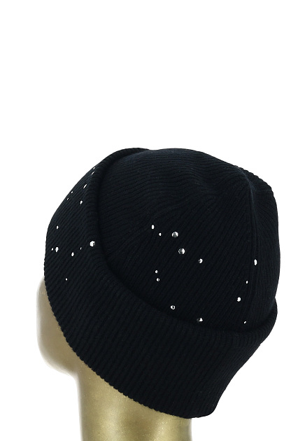 Черная шапка с декором MAX&MOI - ФРАНЦИЯ