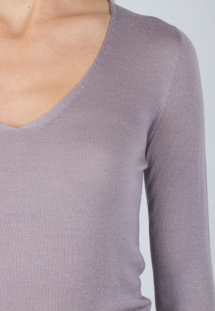 Пуловер FABIANA FILIPPI  - Кашемир, Шелк - цвет фиолетовый
