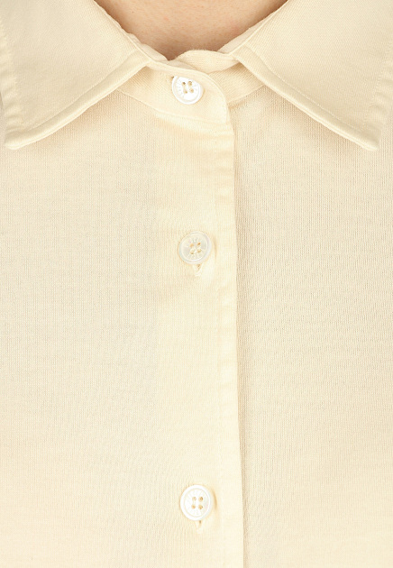 Рубашка FEDELI  - Хлопок - цвет бежевый