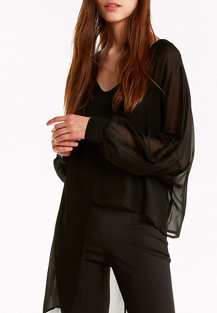 Блуза PATRIZIA PEPE  - Шелк - цвет черный