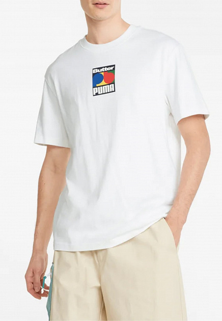 Хлопковая  футболка с логотипом  PUMA