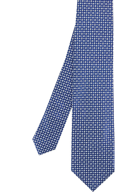 Голубой галстук с геометрическим принтом BRIONI - ИТАЛИЯ
