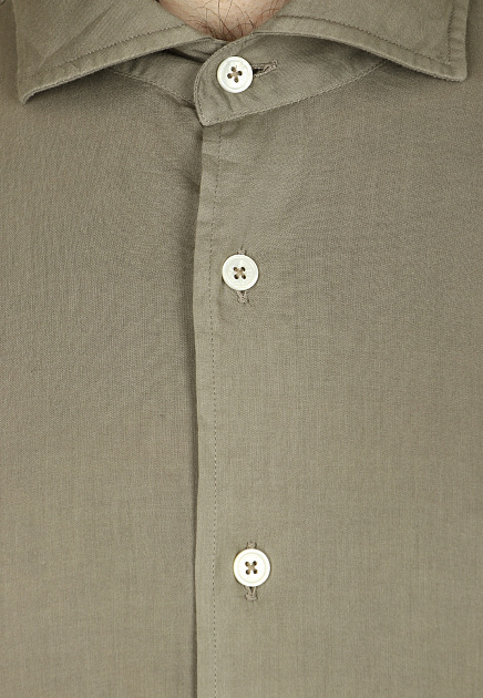 Рубашка FEDELI  - Хлопок - цвет коричневый
